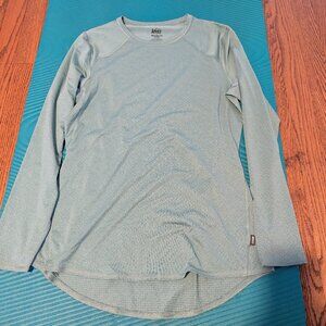 REI Co-Op Mint Long Sleeve Tee Medium
